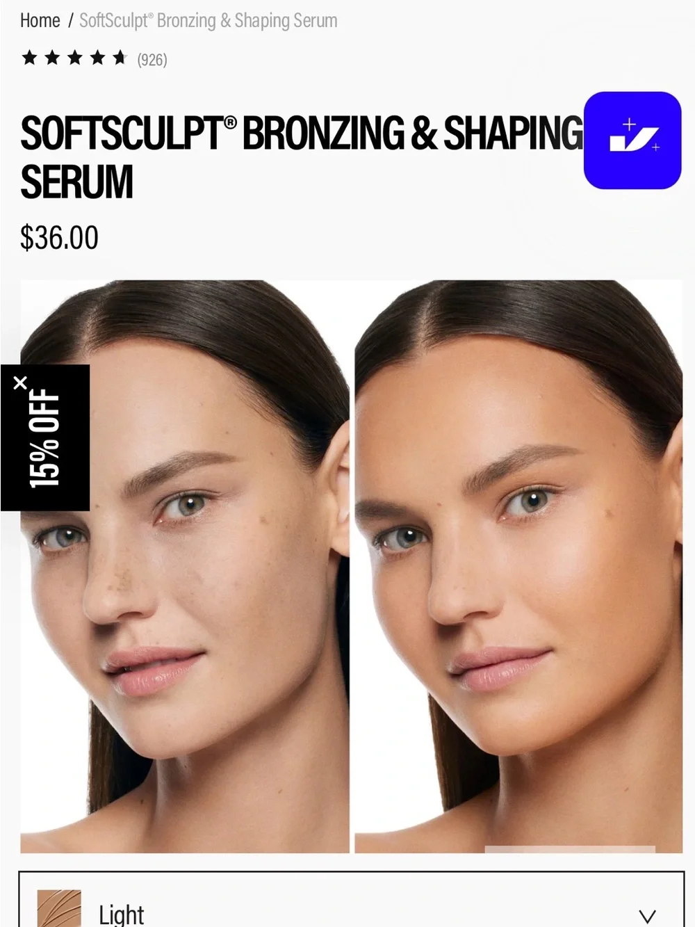 New Makeup by Mario Softsculpt Bronzing and Shaping Serum (Bronzer) in Light